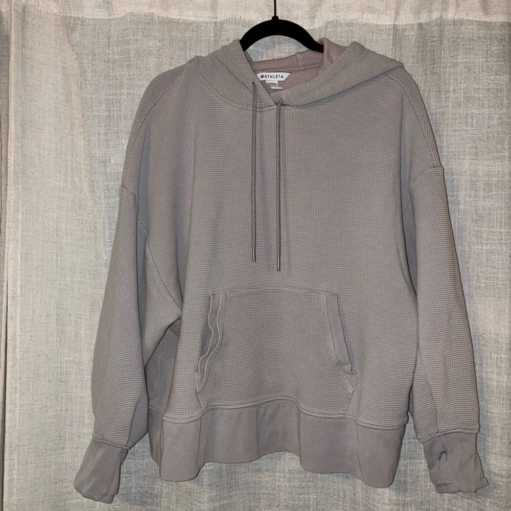 Athleta Waffle Hoodie